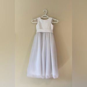 David’s Bridal First communion Dress, Jacket, and Vail.